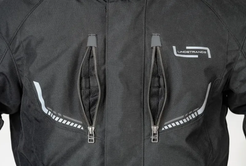 Lindstrands tekstiljakke Lomsen Black